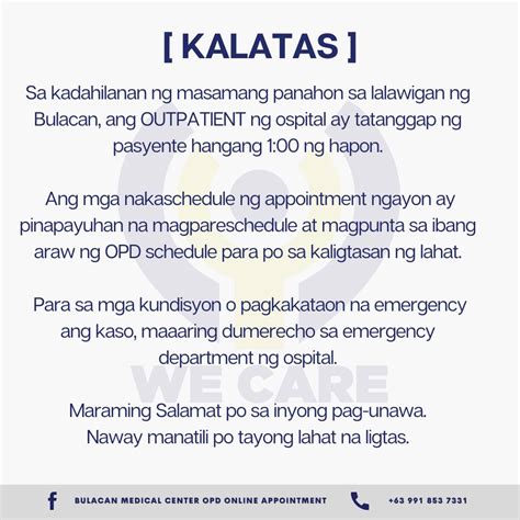 bmc opd online appointment malolos, bulacan|OPD Clinic Schedule .